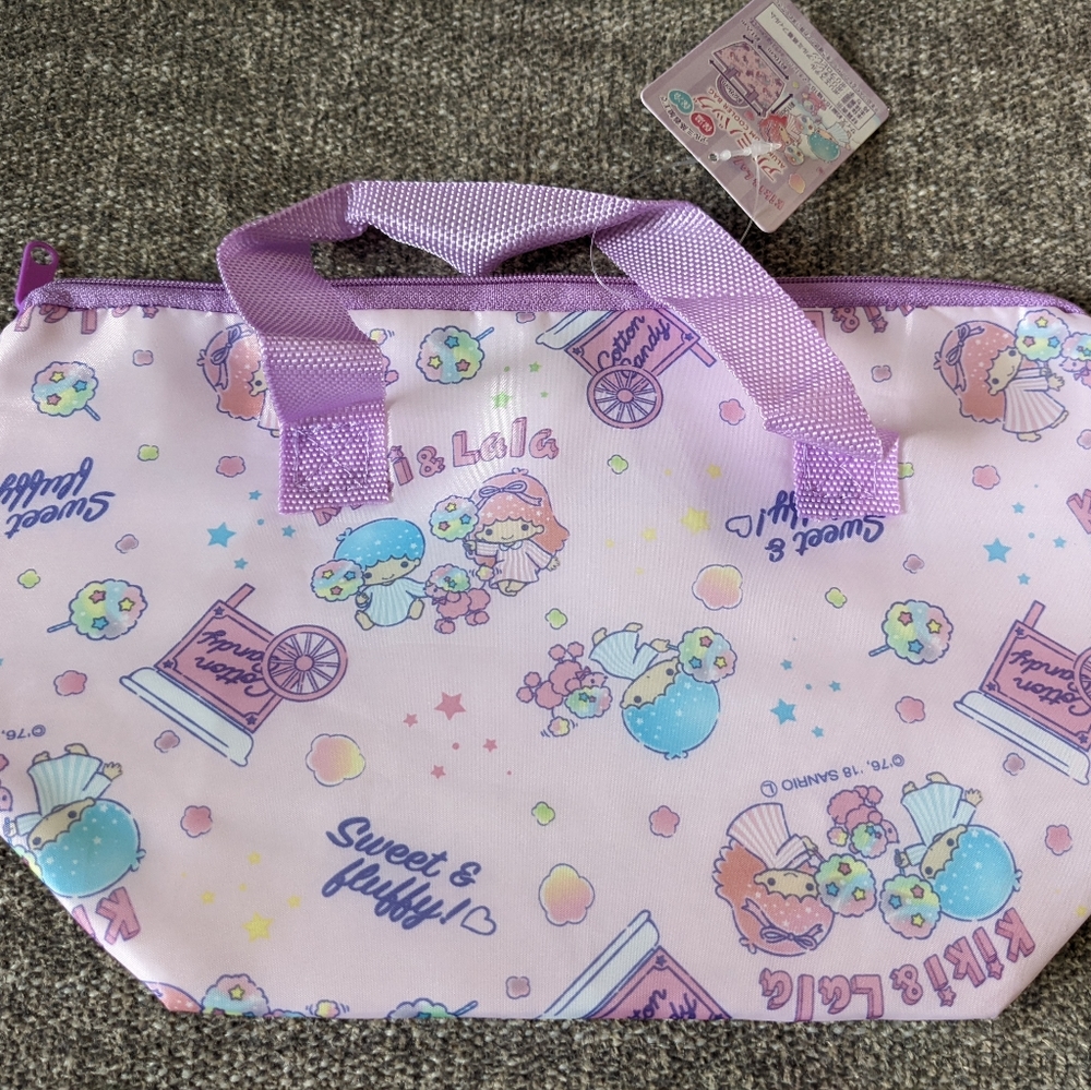 Little Twin Stars Pouch Aluminium Foil Lined Sanrio BNWT Sold in Japan.